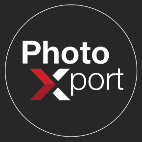 PhotoXport Round Logo